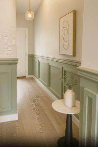 modern flat stock waisncoting