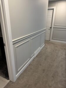 Spring Calgary home renovation wall paneling installation by Calgary Custom Concepts