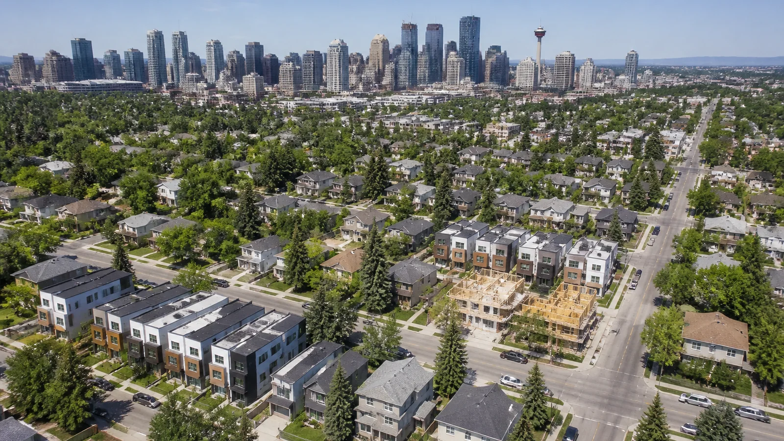Calgary neighbourhood housing and infill development